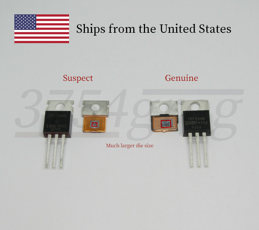 IRFZ44N N Channel HEXFET Power MOSFET - 4 Pack