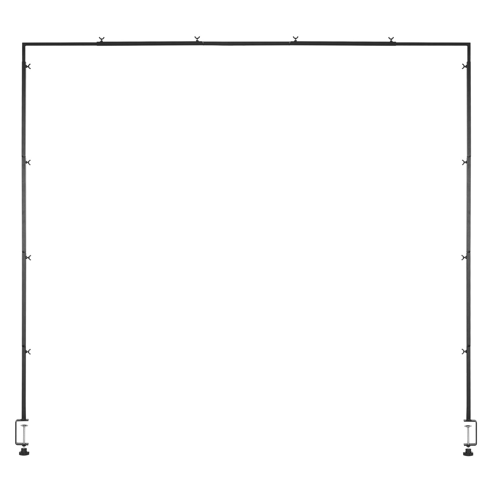 Over The Table Rod Stand Metal Arch Frame 28"-98" Length Adjustable Clamp Decor