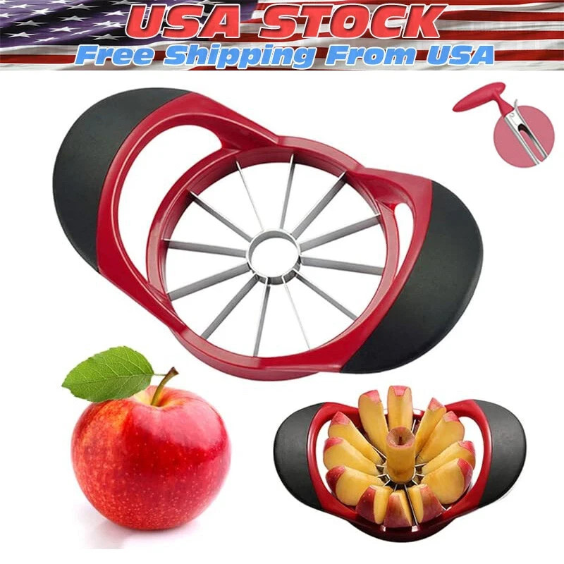 Stainless Steel Apple Slicer Corer Ultra Sharp Fruit Cutter Kitchen Tool