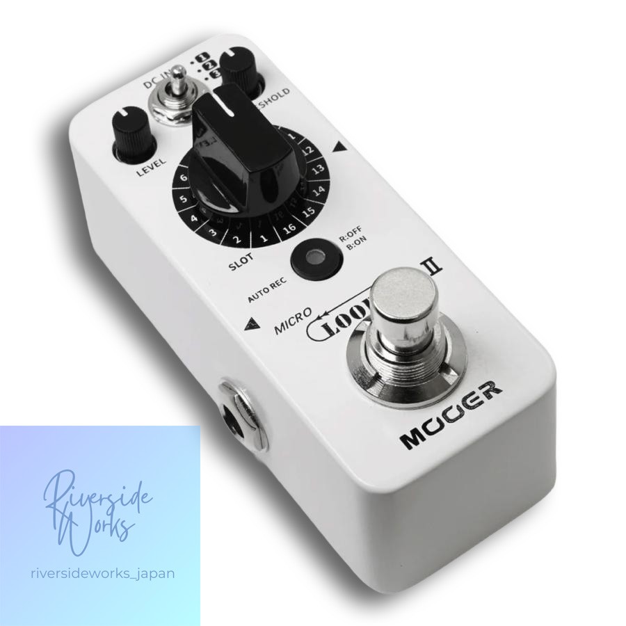 MOOER Micro Looper II Mini Pedal Looper Effect 48 Slots 10 Min