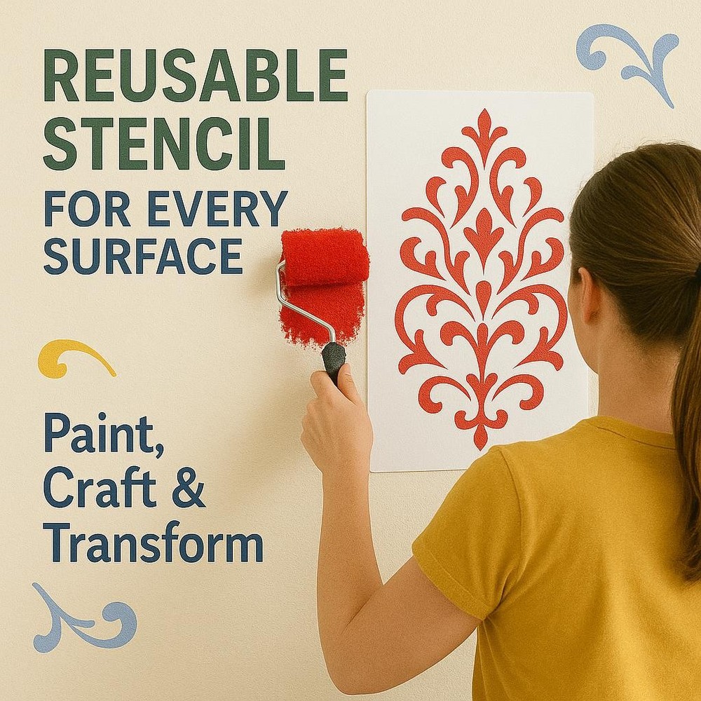 Mango Decorative Handmade Stencil Template for DIY Wall Decor - StencilAir