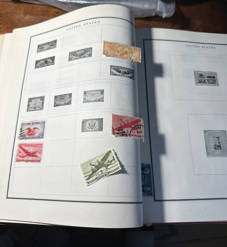 1946 Modern Postage Stamps Book From All Over The World With Stamps