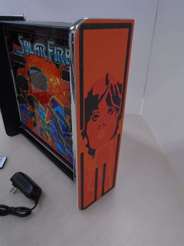 Williams Solar Fire Pinball Head LED Display light box