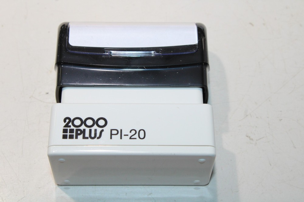 Scanned Rubber Stamp Red Ink Self Inking Ideal