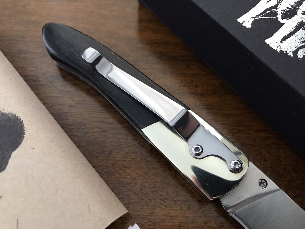 Santa Fe Stoneworks Folding Knife Nice Handle USA