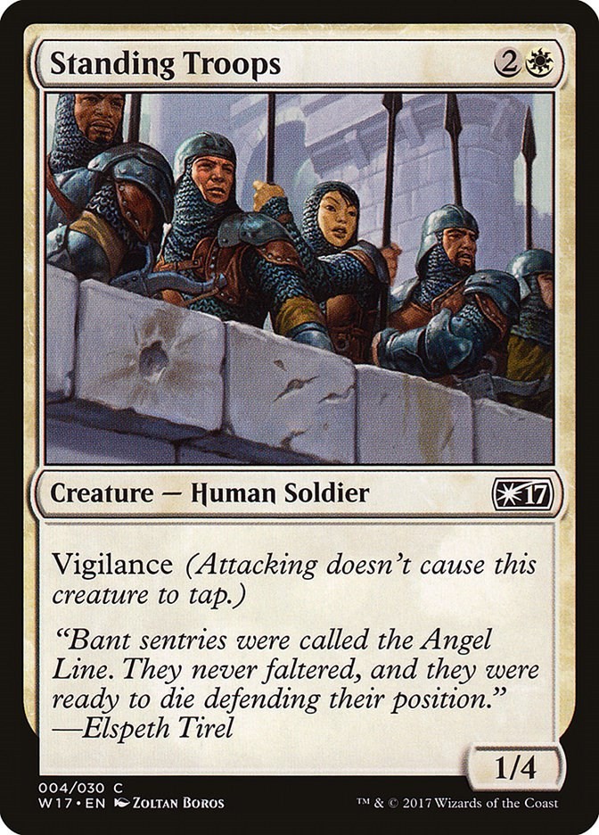 Standing Troops Welcome Deck 2017 4 MTG LP