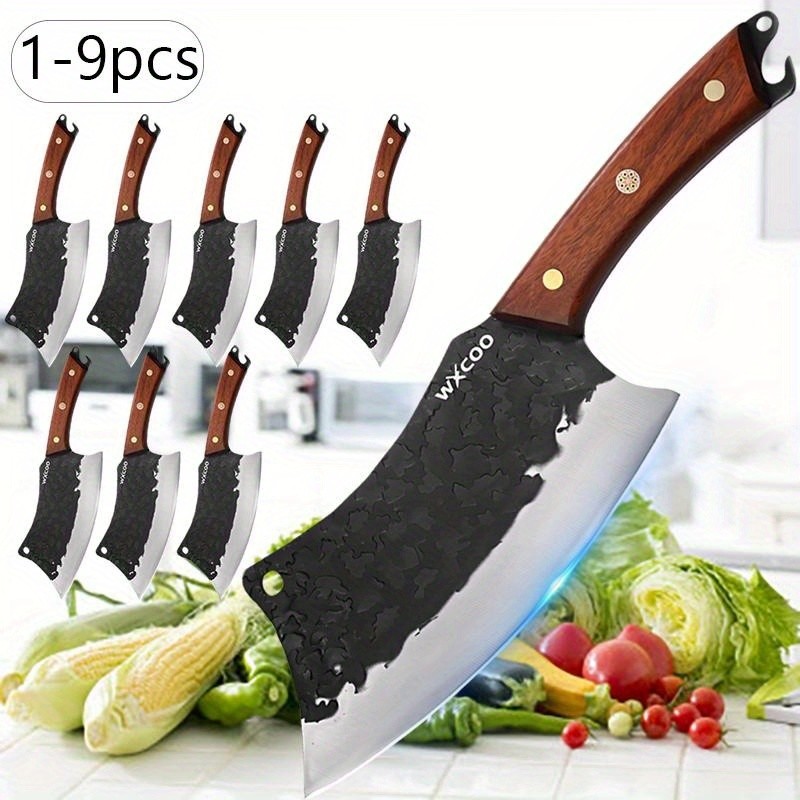 25-Piece Heavy Duty Kitchen Knife Set W/Sheath
