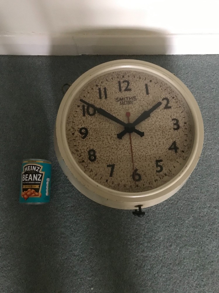Train station Smiths sectric double sided clock requires restoration.