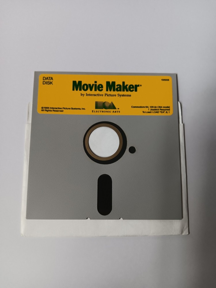 Commodore 64/128 Movie Maker Manual & Disks Only Software Tested/Works