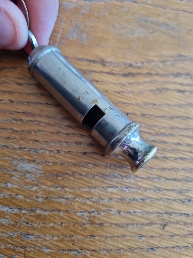 Vintage WW2 General Service Whistle Stamped 1943 J Hudson & Co Birmingham