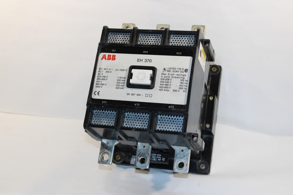 ABB EH370 Contactor with 230VAC coil