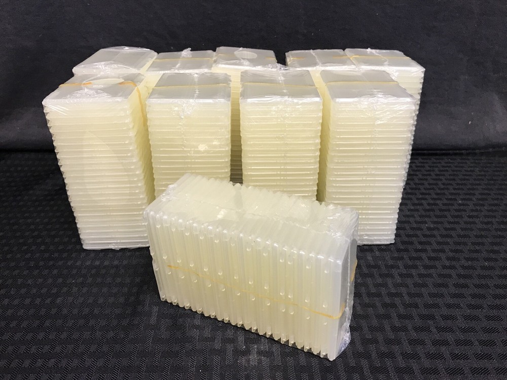 (10 Packs) Lab 2-Slide Plastic Microscope Slide Storage Protector Holder 25pc/Pk