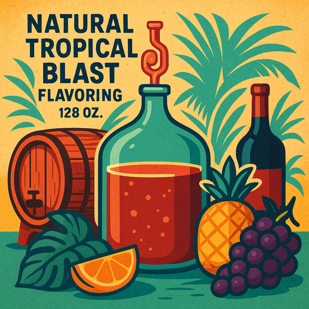 LD Carlson Natural Tropical Blast Flavoring 128 oz