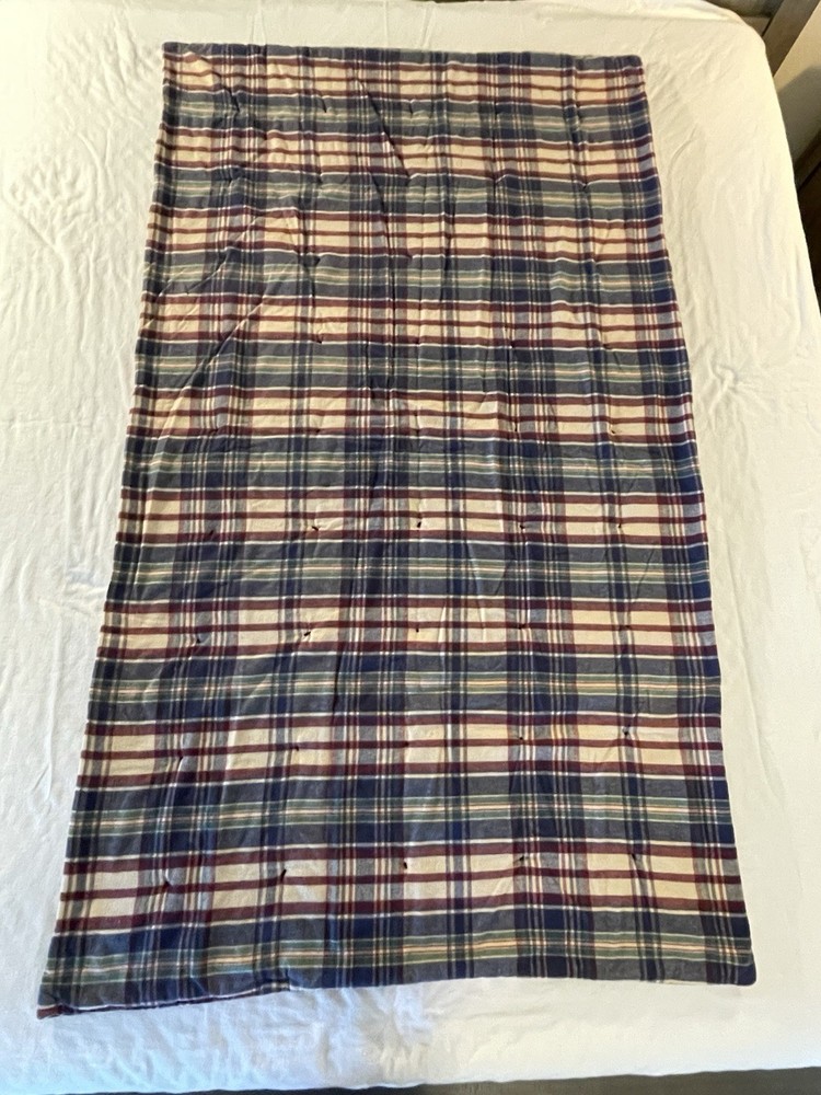 Handmade Patchwork Quilt Throw Lap Blanket Cotton Flannel Mixed Fabric 40x70