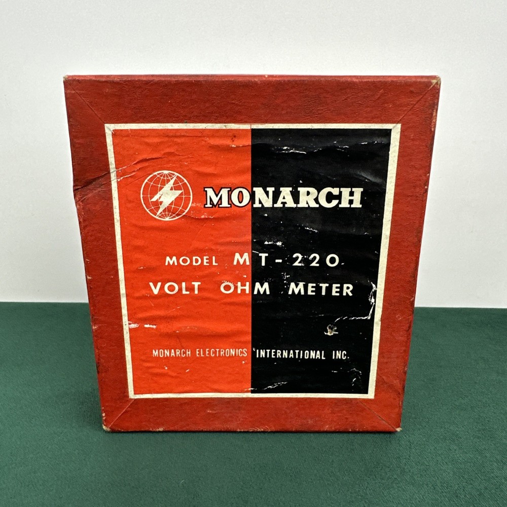 Monarch MT - 220 Volt Ohm Meter Vintage