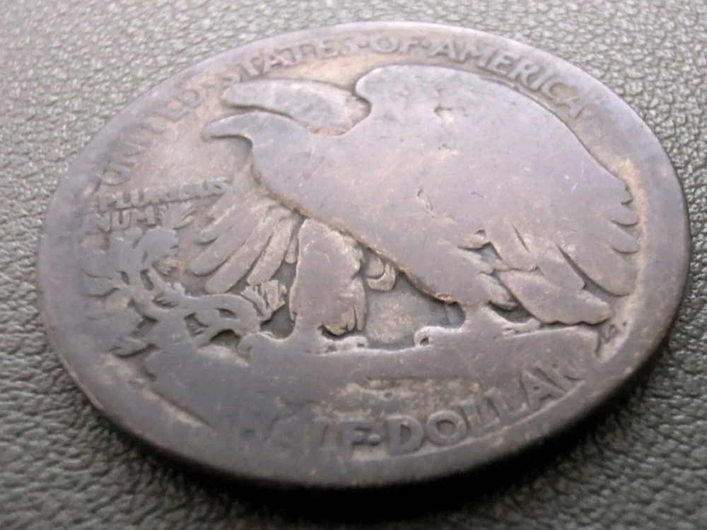 1917-D Reverse Mint Walking Liberty Half Dollar Circulated #C94