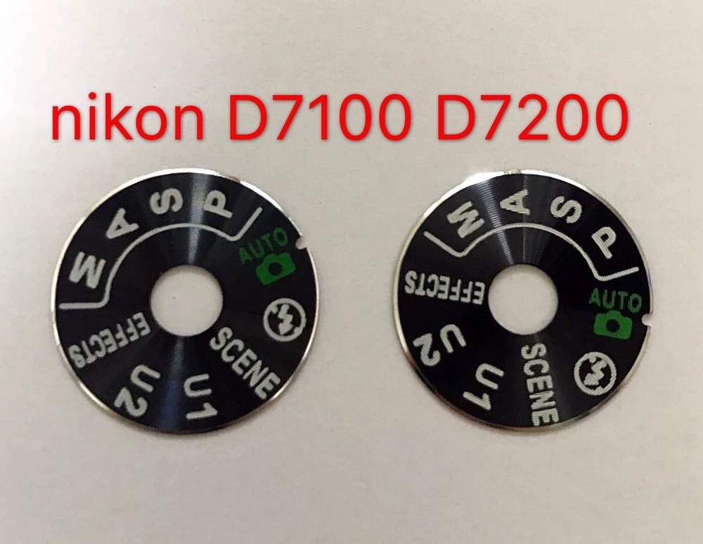 Mode Dial Label Dial Nameplate Dial Patch Sticker For Nikon D7100 D7200 D750