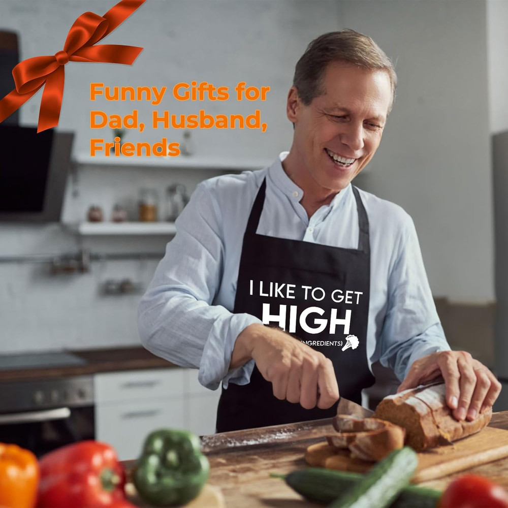 Funny Grilling Apron for Men - BBQ & Cooking Apron