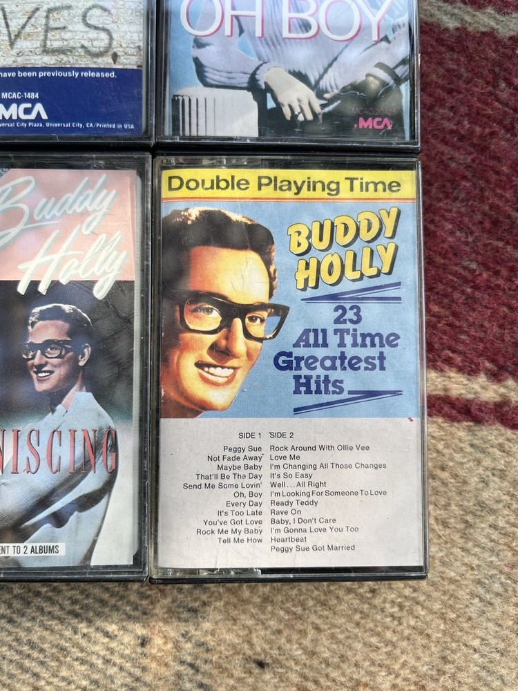 Buddy Holly cassette lot