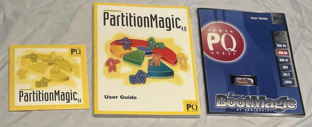 Vintage Partition Magic 4.0 Software w/ Sealed Disk & Manuals
