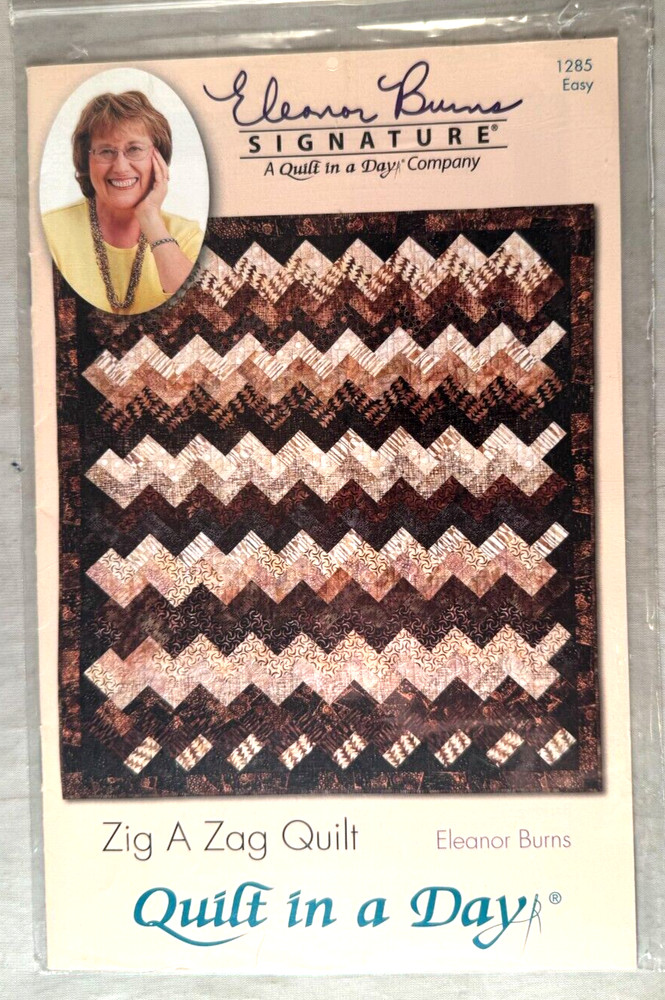 Zig A Zag Quilt - Quilt in a Day - Pattern Only