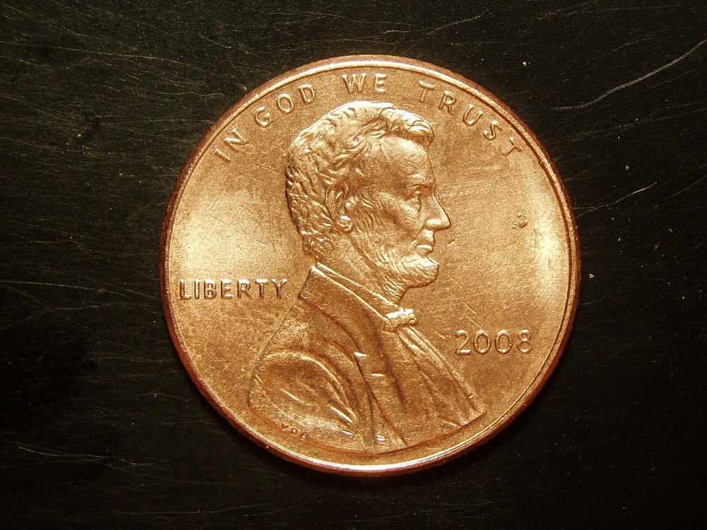 2008  CLEANED LINCOLN MEMORIAL CENT #4