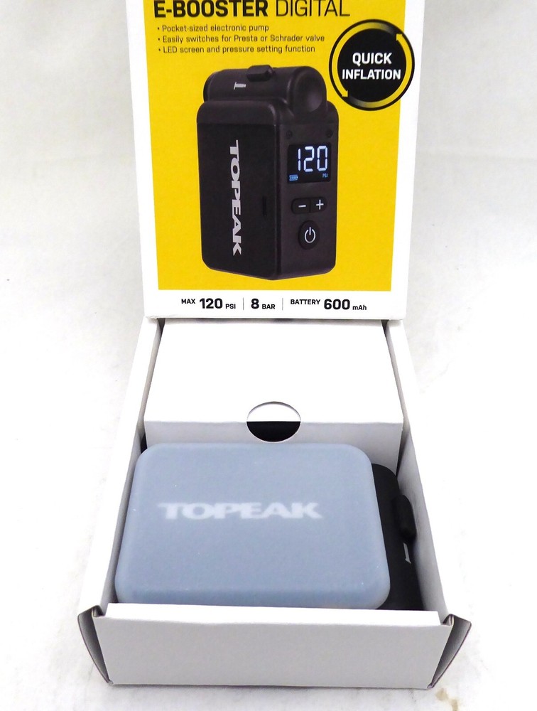 Topeak E-Booster Digital e-Pump - with Gauge
