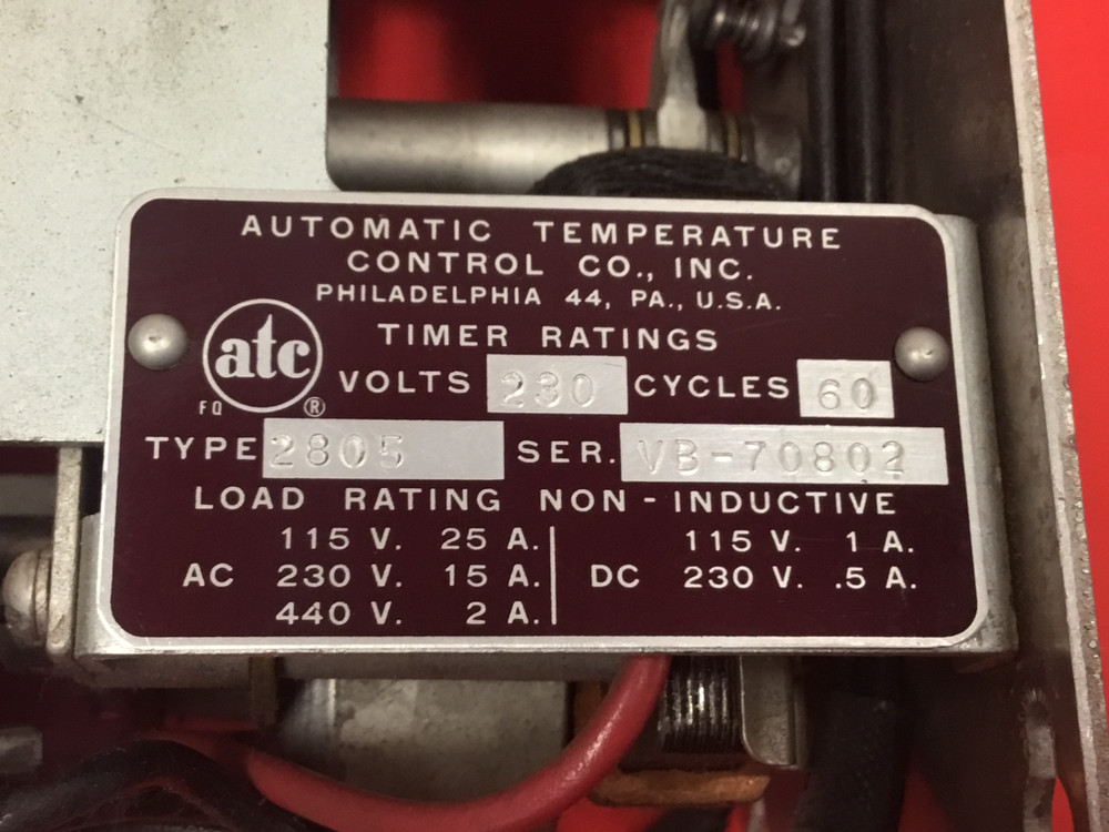 Automatic Temperature Control - Type 2805