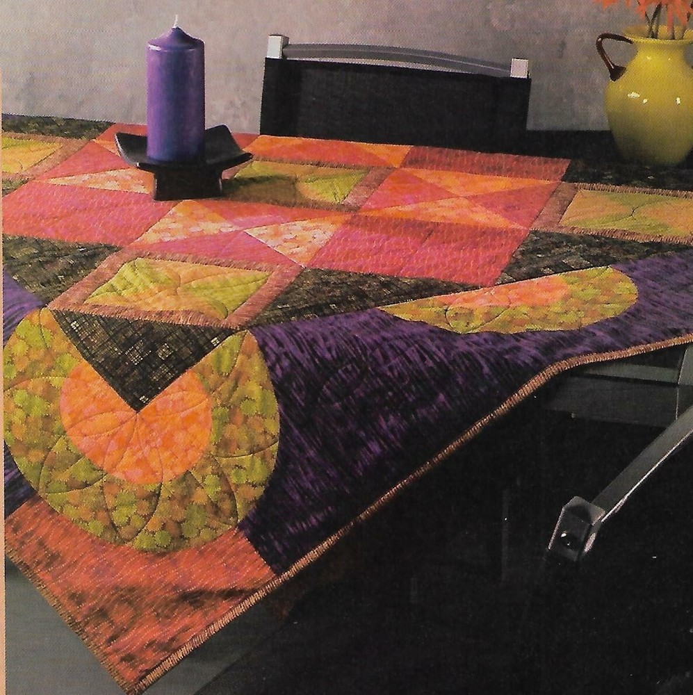Textura Sunset Table or Wall Quilt quilting pattern instructions