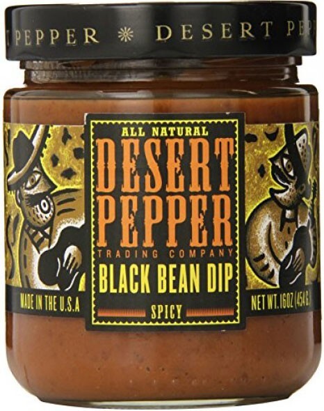 Desert Pepper Black Bean Dip - Spicy Hot- 16 oz