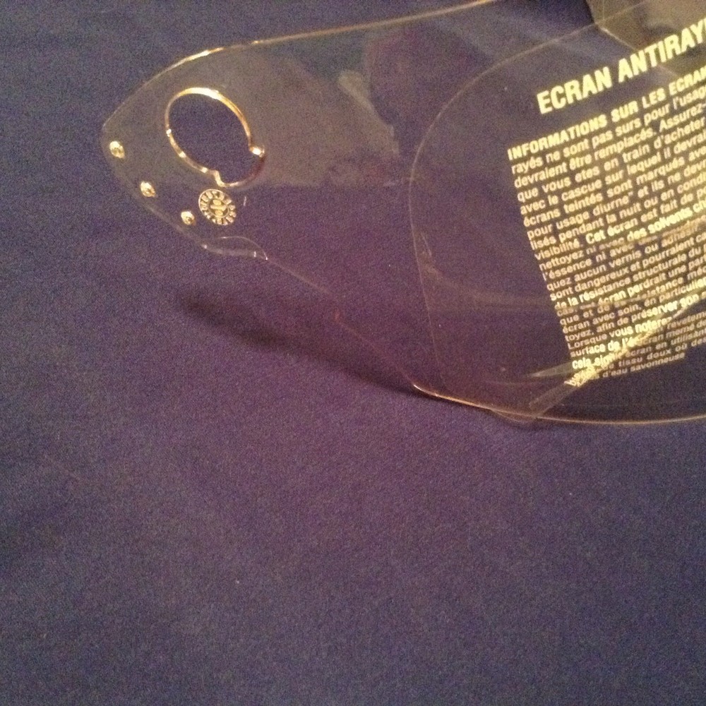 NEW SUOMY JET LIGHT CLEAR ANTISCRATCH Shield Replacement Visor face shield