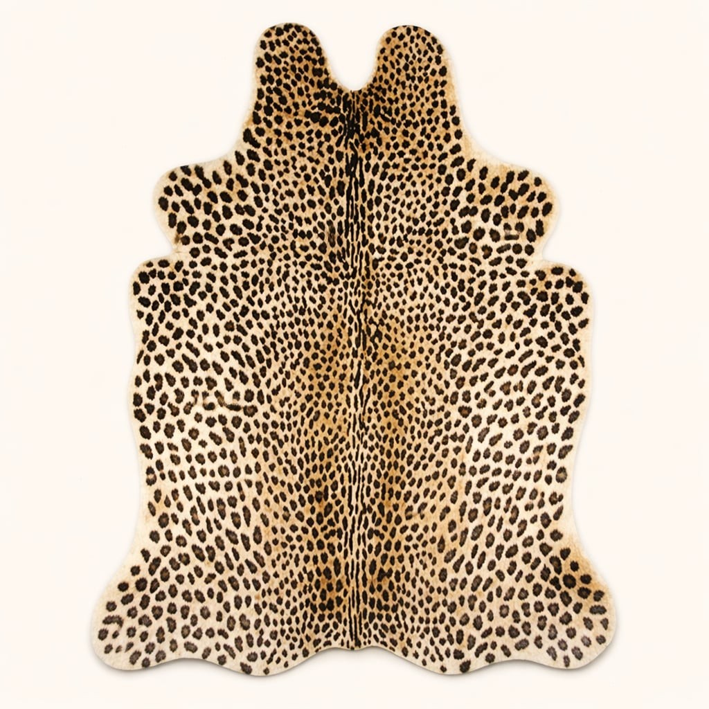 Erin Gates by Momeni Acadia Cheetah Faux Hide Area Rug, 5'3" x 7'10"