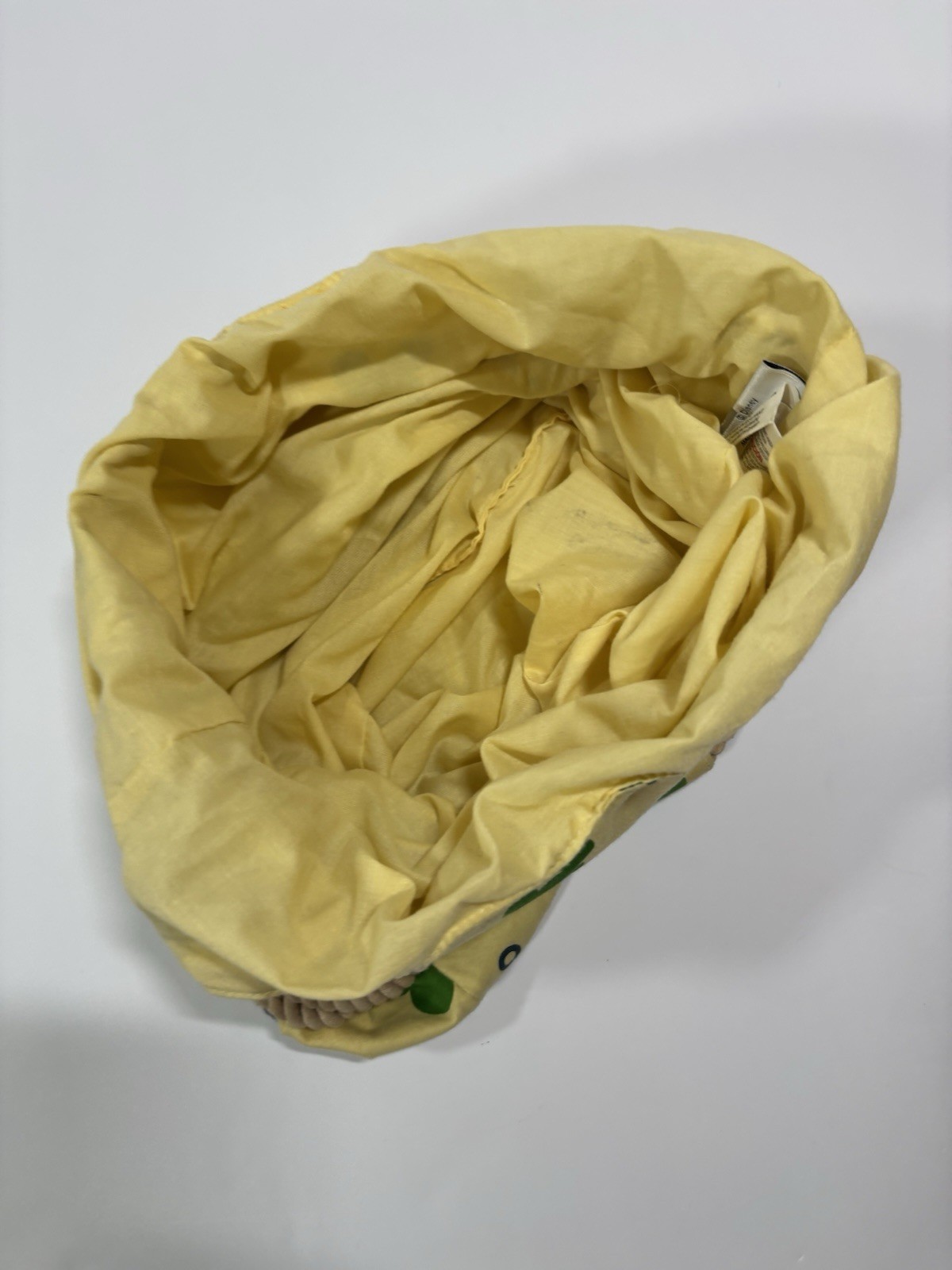 Mickey Mouse Tote Bag Disney World Disneyland Resort Yellow Anchors Rope Handle