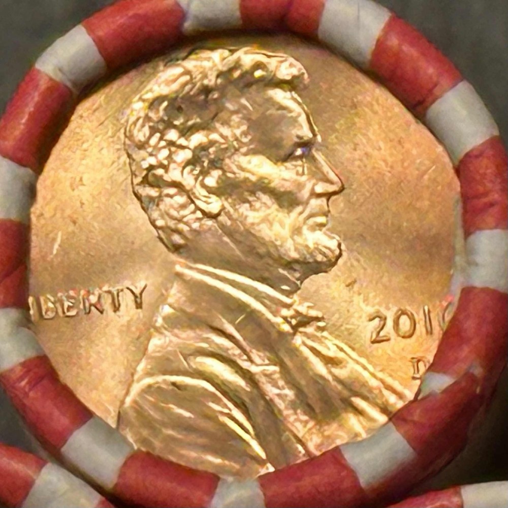2016 D Lincoln Cent (4) Roll Lot OBW Uncirculated