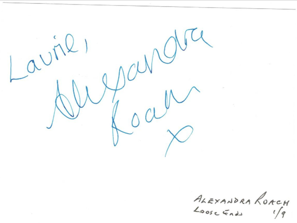 Alexandra Roach Utopia Autographed Signed Album Page AMCo COA 21030