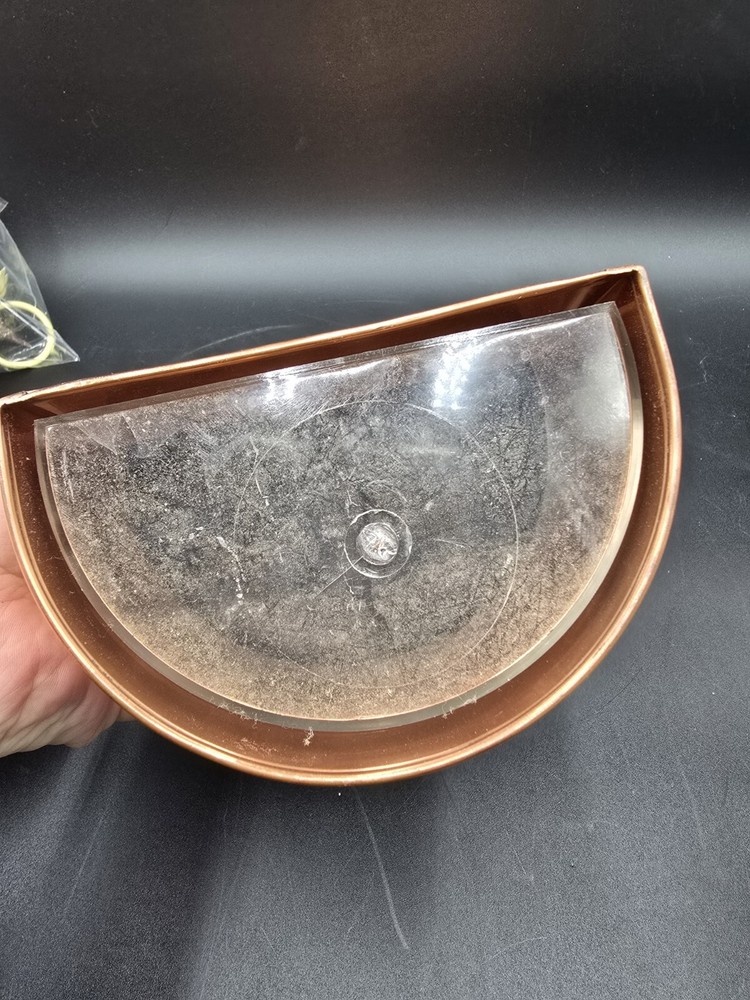 Copper Wall Salt Cellar Box Plastic Lining