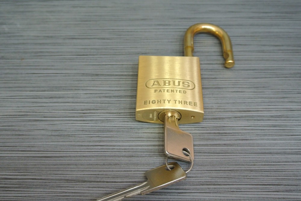 Abus 83/45 Solid Brass Rekeyable Padlock MB 100