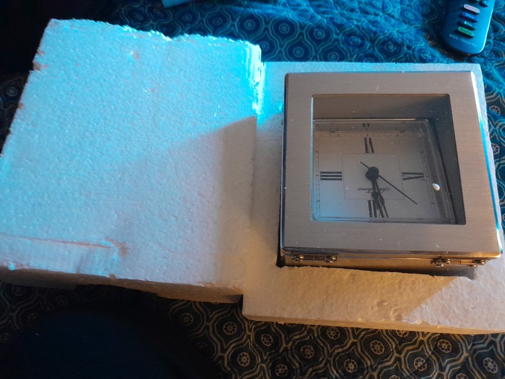 Seth Thomas Lyman Quartz Table Clock New In Open Box Read And See