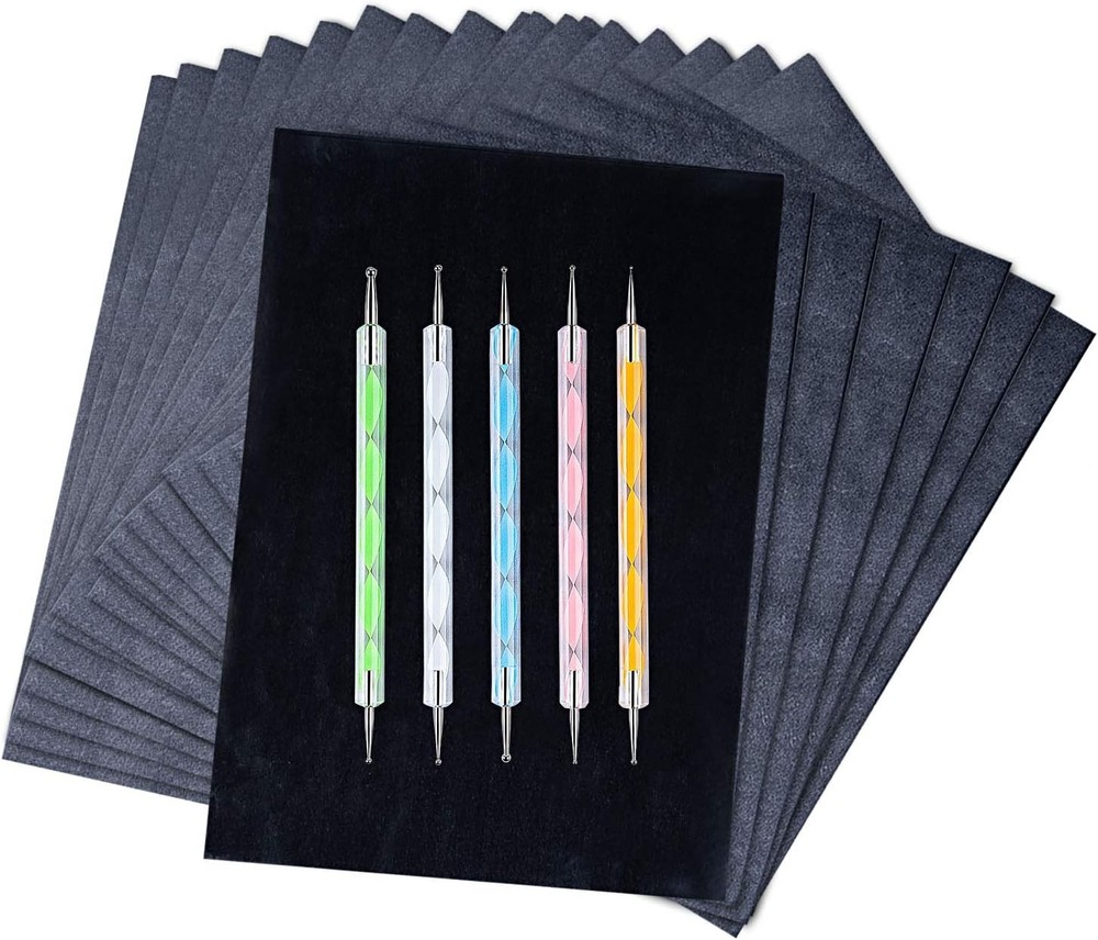 200 Sheets Carbon Paper Black Graphite Transfer Tracing and