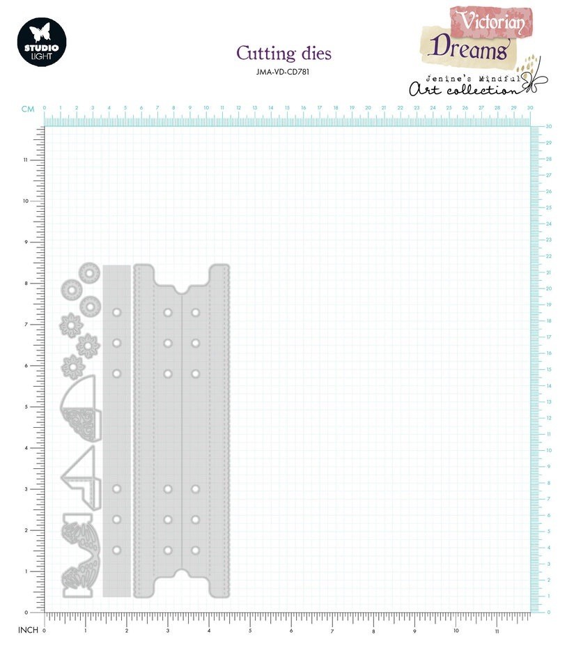 Studio Light Victorian Dreams JMA-VD-CD781 Cutting Die - Journal Elements