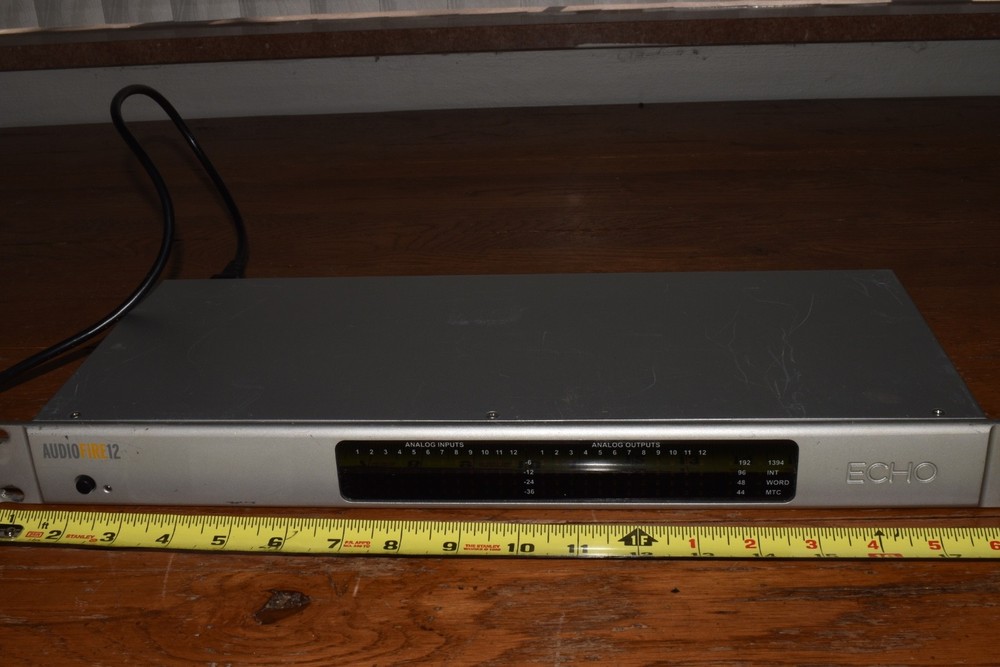 ECHO AUDIOFIRE12 AUDIO INTERFACE USED