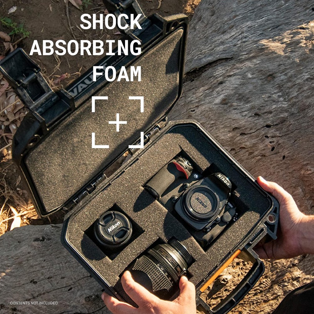 Vault - V100 Multi-Purpose Hard Case with Foam for , Drone, Equipment, Electr...