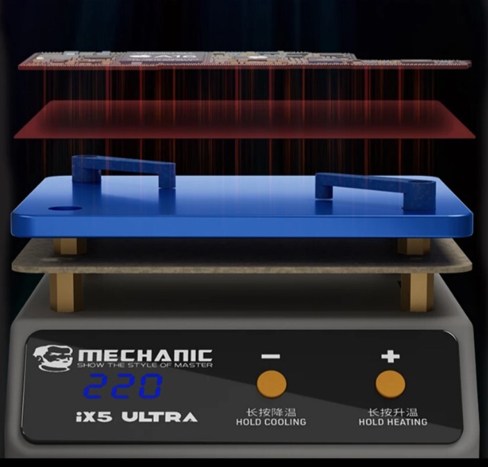 Mechanic iX5 Ultra Preheating Platform Universal Tin Delamination Degumming