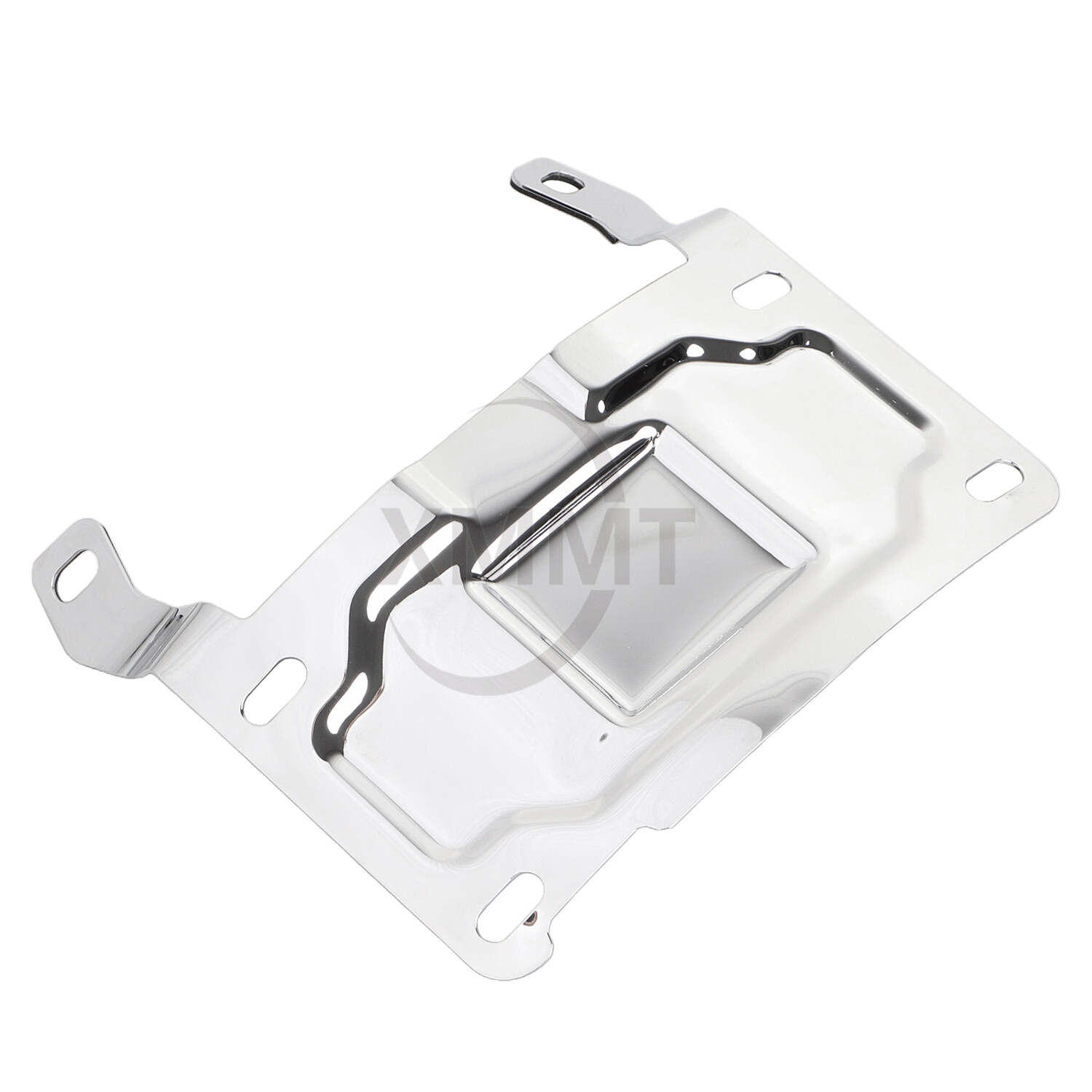 Chrome License Plate Relocation Mount For Harley Street Glide Road King Softail