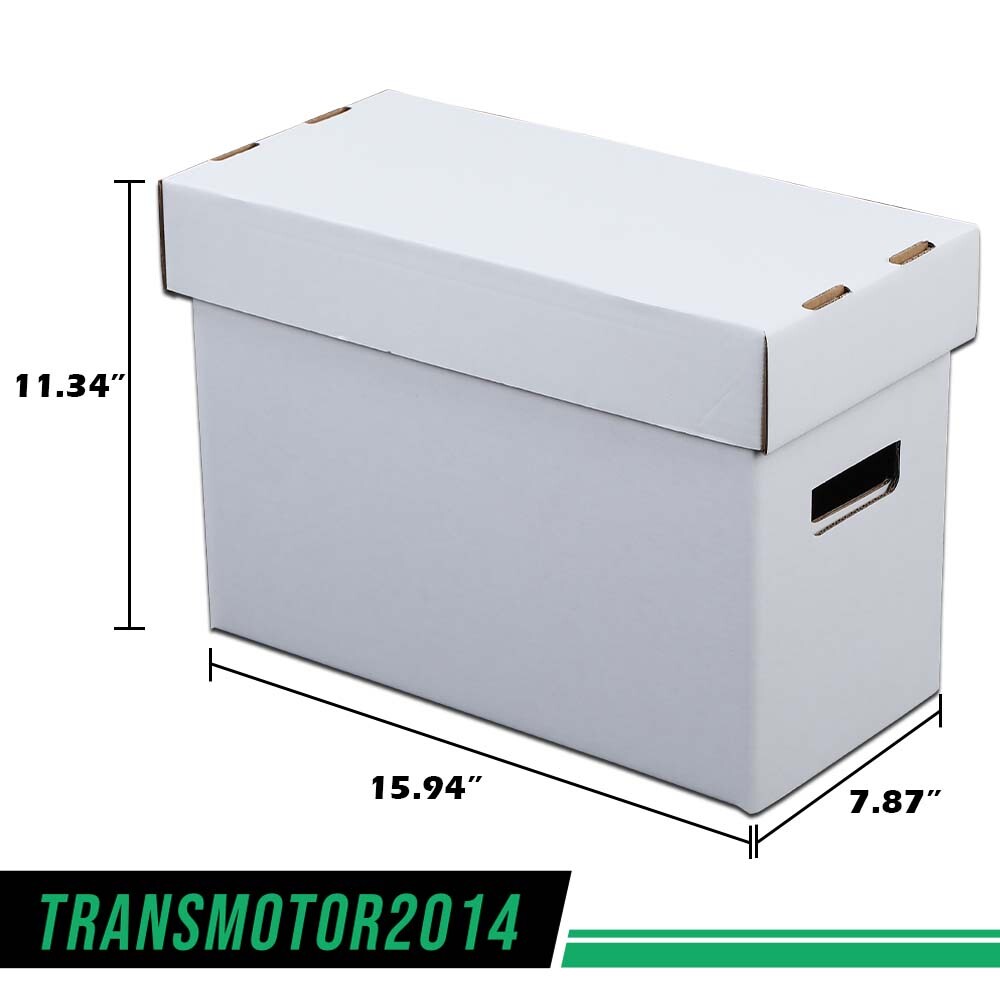 3Pcs Comic Books Storage Boxes Short Holds 150-175 Stackable Durable Archive