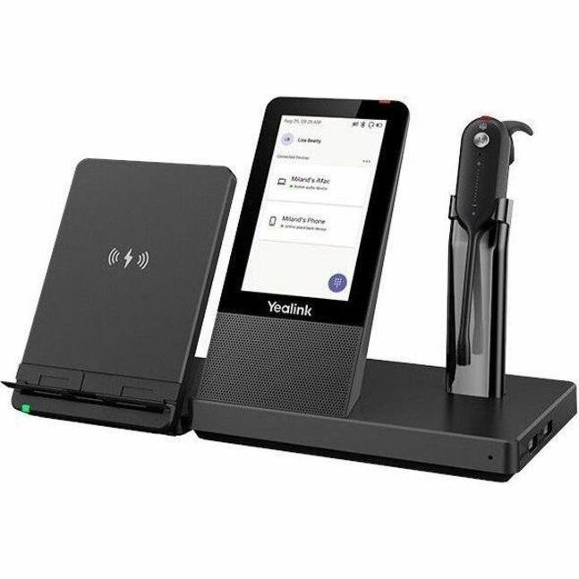Yealink WH67 DECT Wireless Headset w/ Touchscreen Base