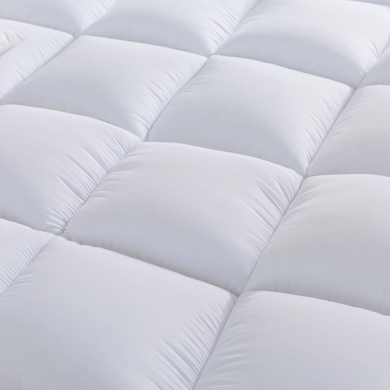 Extra Thick Mattress Topper 10cm/4 Inch Bounce Back Protectors Heavy Filling