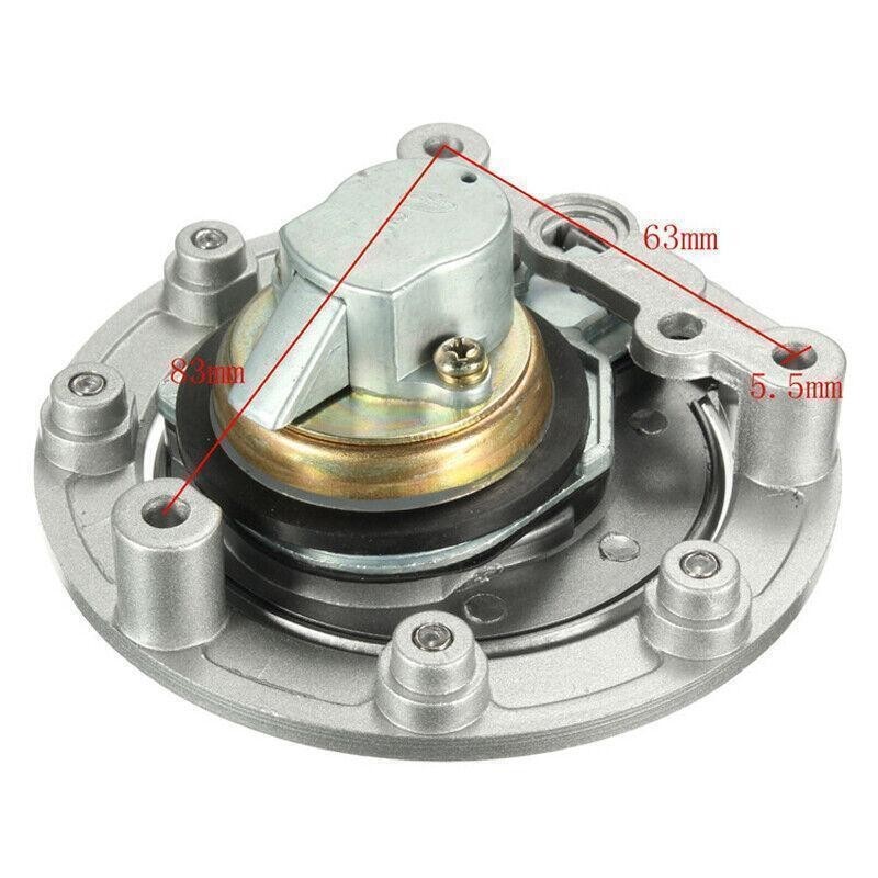 Set Universal Modified Motorcycle Fuel Gas Cap Ignition Switch Seat Lock Key Kit