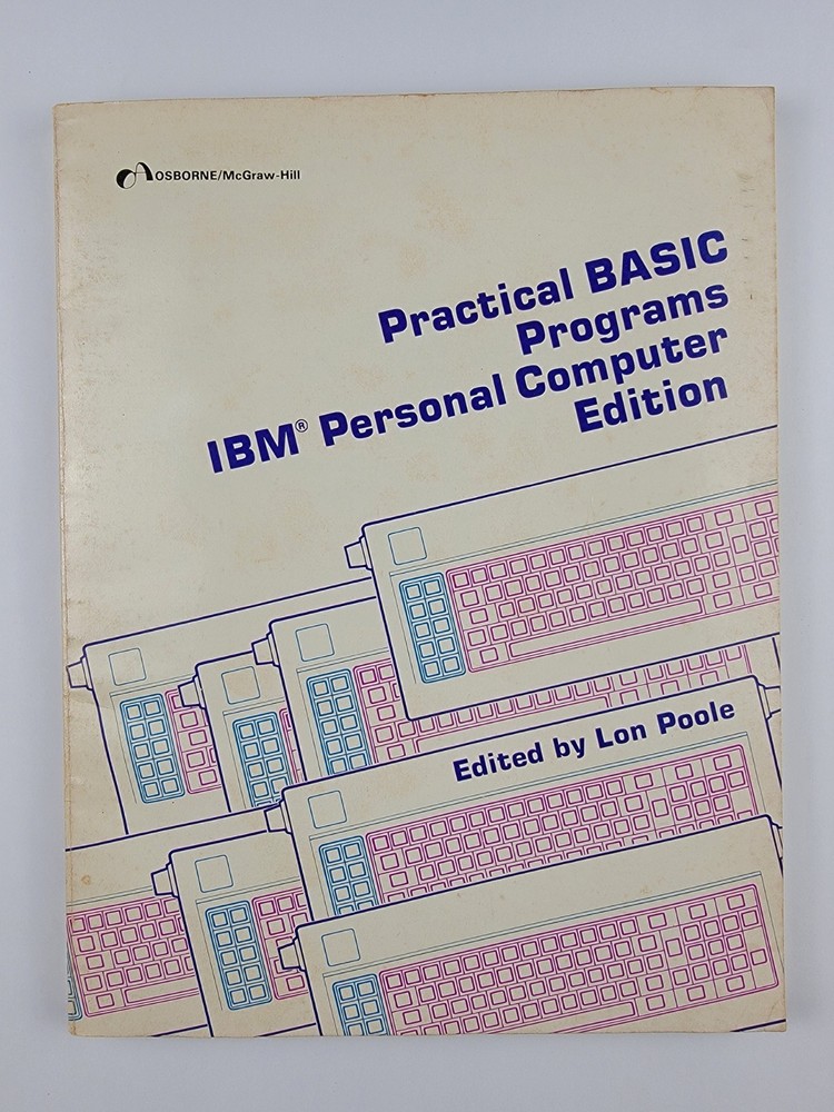 Original Vintage Practical Basic Programs IBM Edition By Lon Poole