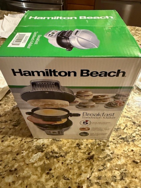 Hamilton Beach 25478 Breakfast Sandwich Maker - Silver
